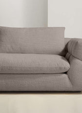 Italian Pearl Design 2-Seater Sofa – Elegant Pearl Fabric Upholstery, Premium Comfort & Style - Cotton Home