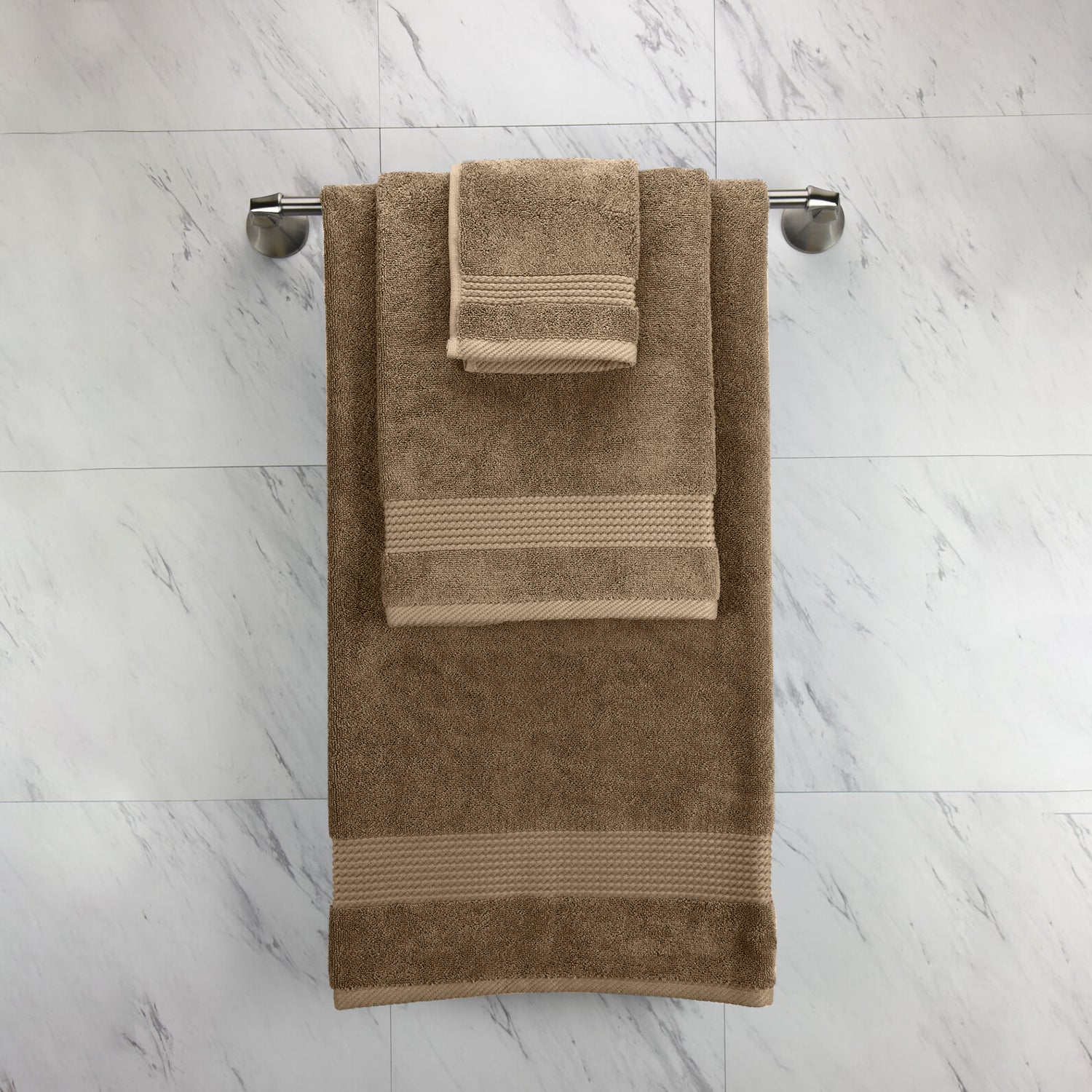 Cotton Home Ultimate Towel Collection - 6 Piece Bundle Brown - Cotton Home