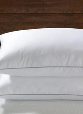 Beverly Side Sleeper Ultra Soft Cotton Pillow with Gray Cord for Ultimate Support 50x75cm 1200grams - Cotton Home