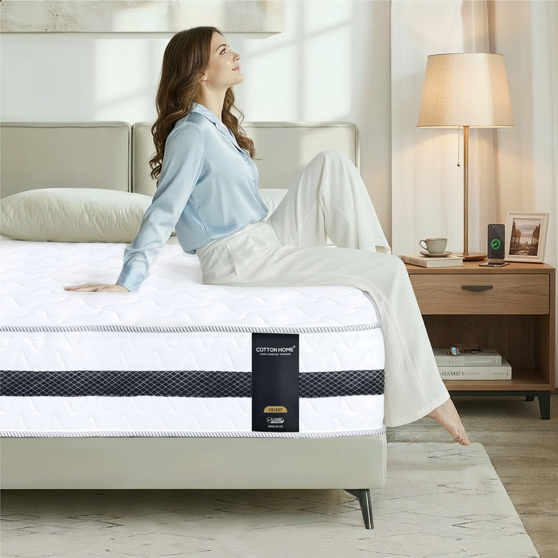 Cotton Home Celest Bonnell Spring Mattress