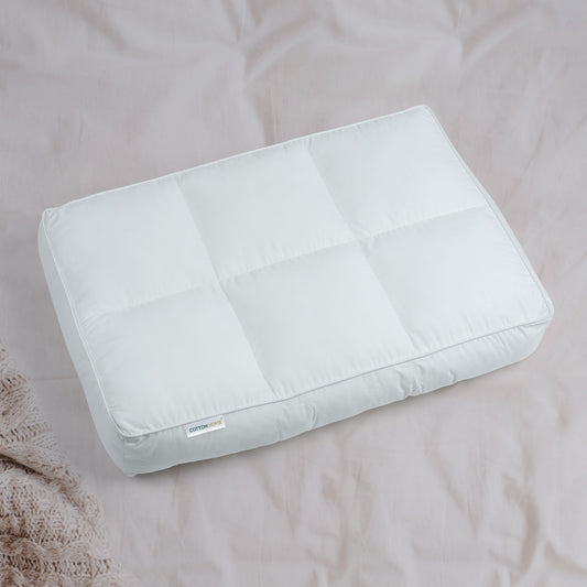Charlotte Pillow Premium Down proof Cotton Pillow 50x75 cm Medium Soft Support for Neck & Head Pain Relief