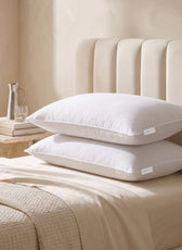 Four Seasons Back Sleeper Light Weight Firm Pack of 2 Pillow 50x75cm 900g