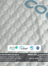 Premium Coolent Mattress Protector 120x200+35CM Breathable & Waterproof - Cotton Home