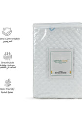 Premium Coolent Mattress Protector 120x200+35CM Breathable & Waterproof - Cotton Home