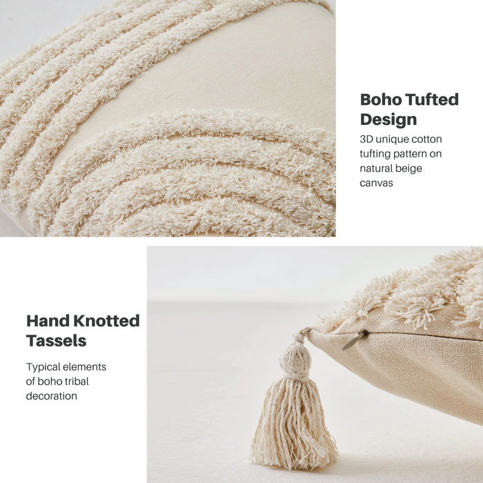 4PC Boho Cushion Covers & Cushion Bundle 40