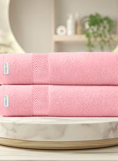 Cotton Bath Towel Pack of 2 Soft Feel, Quick Dry, Highly Absorbent Durable Towels - Cotton Home