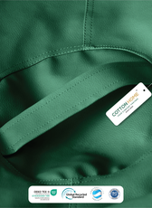 Kids Bean Bag Chair Premium PU Leather 50x80x80cm - Emerald Green