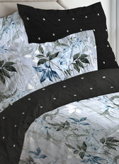 6 Piece Duvet Cover Set  220x240cm –  with Fitted Sheet & Pillowcases Botanica