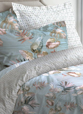 Garden Soft King Size Duvet Cover Set – 6 Pieces 220x240cm – Elegant Floral Bedding with Fitted Sheet & Pillowcases