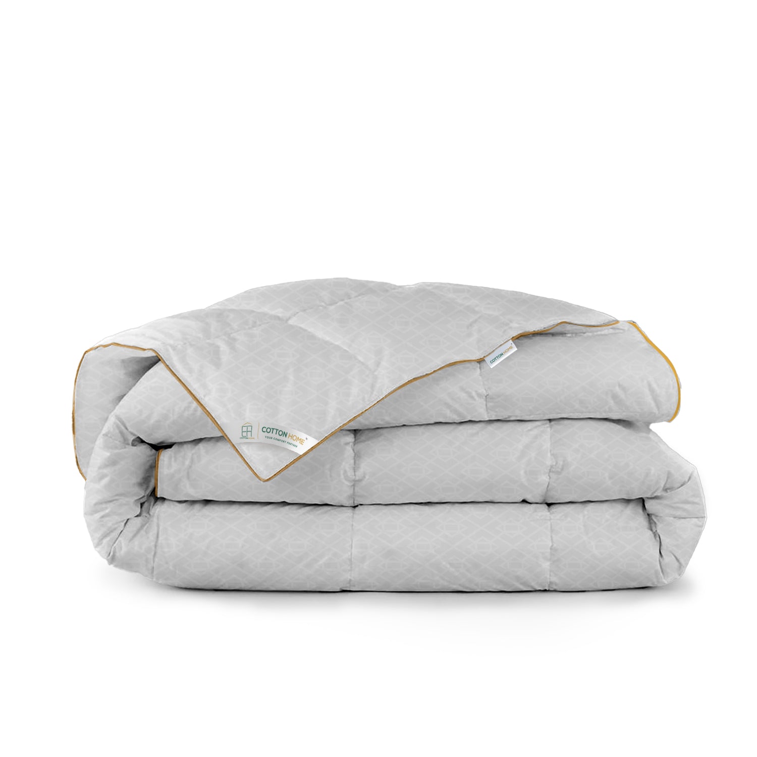 Egyptian Cotton Reverse Geometric 240x260cm Duvet - Cotton Home