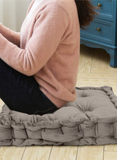 Serenity Velvet Multipurpose Seat Cushion 40x40cm Square Shape Seating - Cotton Home