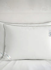 Beverly Side Sleeper Ultra Soft Cotton Pillow with Gray Cord for Ultimate Support 50x75cm 1200grams - Cotton Home