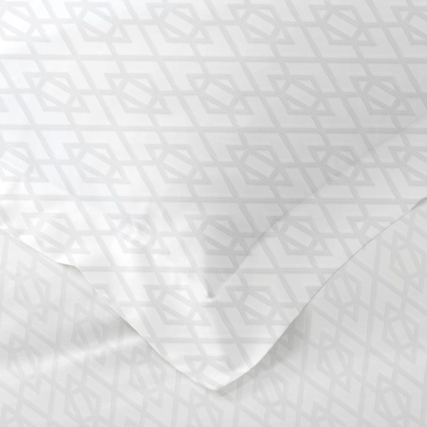 Egyptian Cotton Dobby 3PC Fitted Sheet 200X200+30CM Geometric