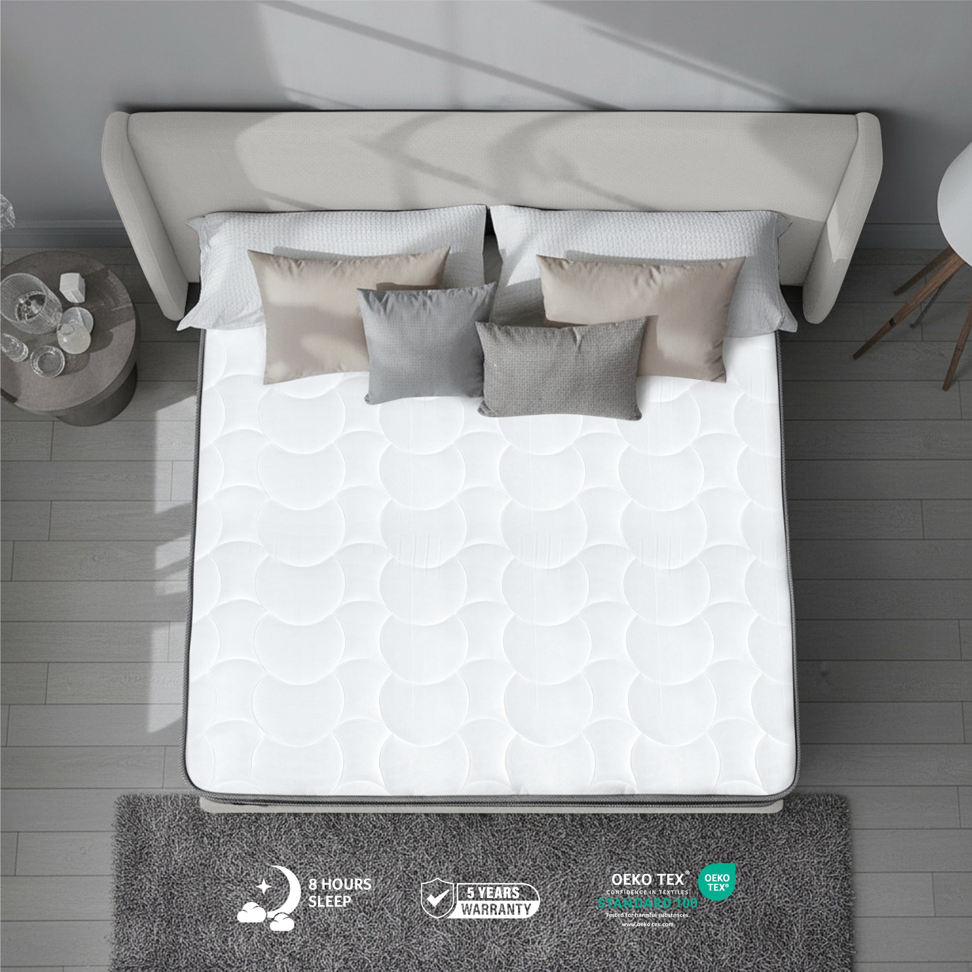 Cotton Home Dream Rise Bonnell Spring Medical Mattress