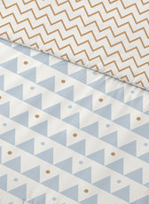 4PC Kids Duvet Cover Set – 160x220 Amber Dawn Design 100% Premium Cotton