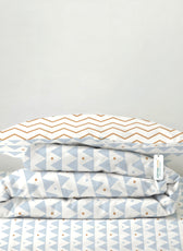 4PC Kids Duvet Cover Set – 160x220 Amber Dawn Design 100% Premium Cotton