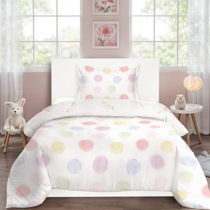 Back to School Essentials Premium Cotton Kids Bedding & Bathrobe Set Hue