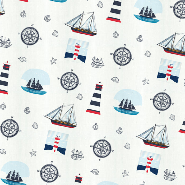 Back to School Essentials Premium Cotton Kids Bedding & Bathrobe Set Sailor