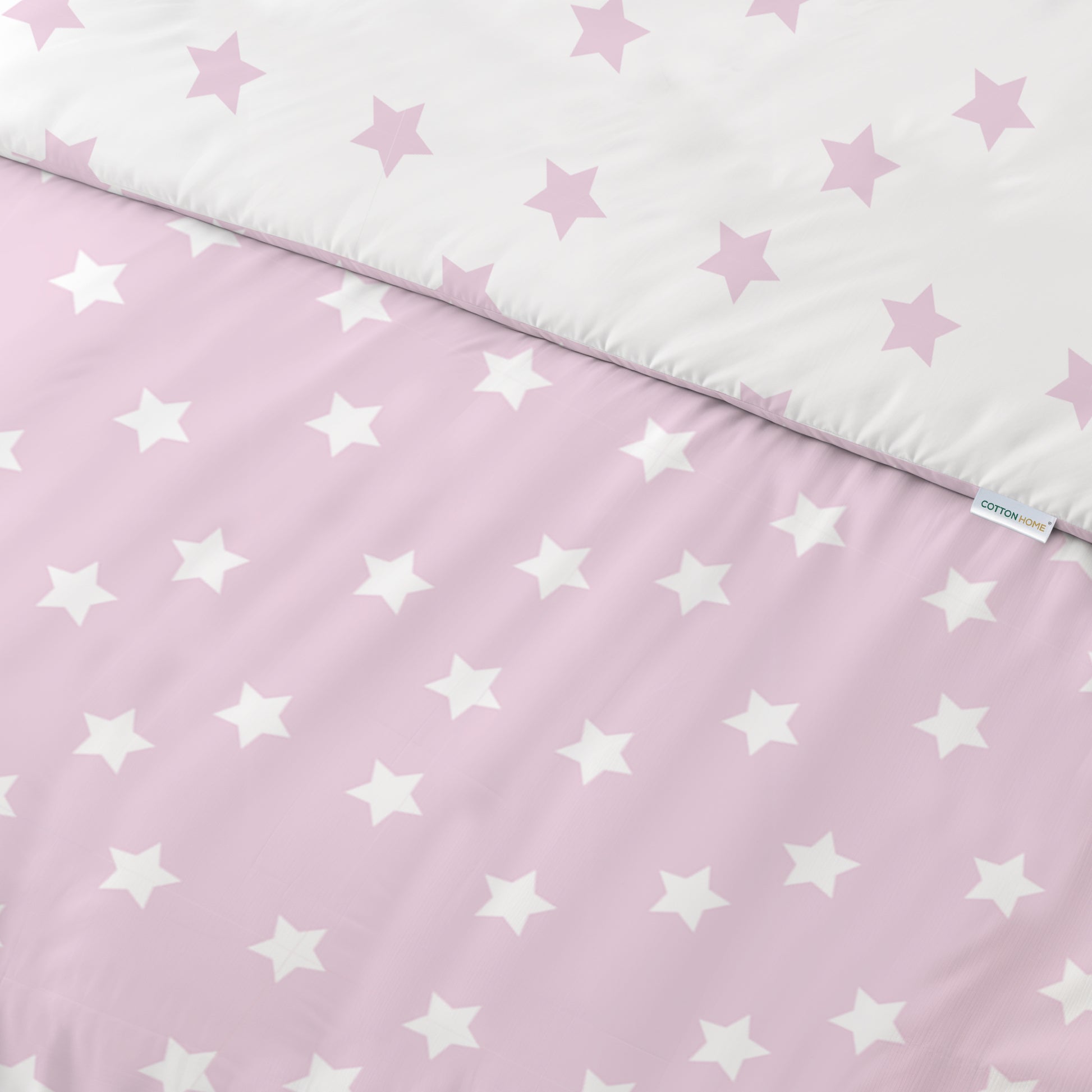 3PC Kids Duvet Cover Set – 135x220 Pastel Starlight Design 100% Premium Cotton