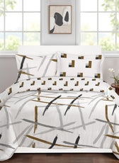 4PC Kids Duvet Cover Set – 160x220 Modern Artistry Design 100% Premium Cotton