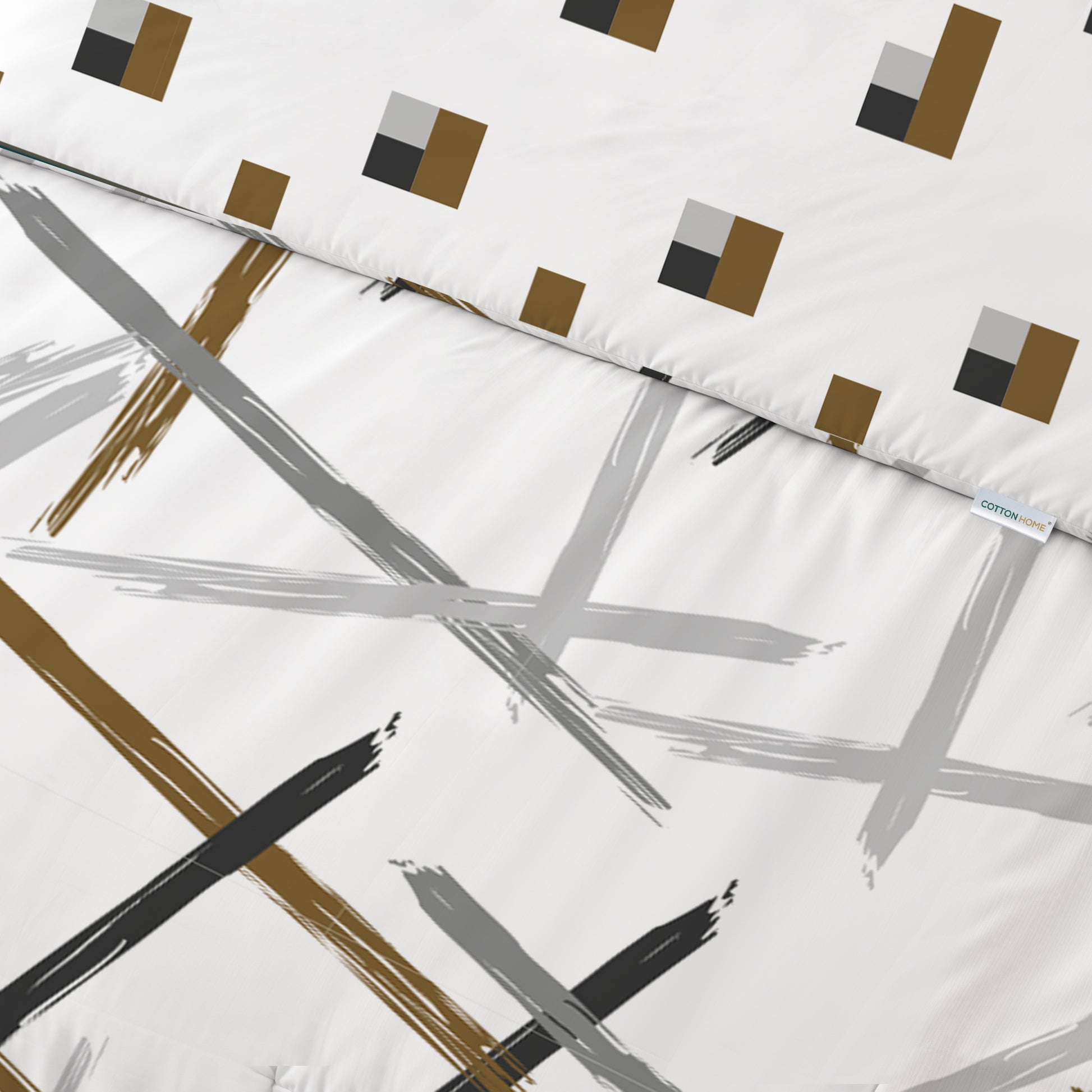 4PC Kids Duvet Cover Set – 160x220 Modern Artistry Design 100% Premium Cotton