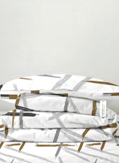 4PC Kids Duvet Cover Set – 160x220 Modern Artistry Design 100% Premium Cotton