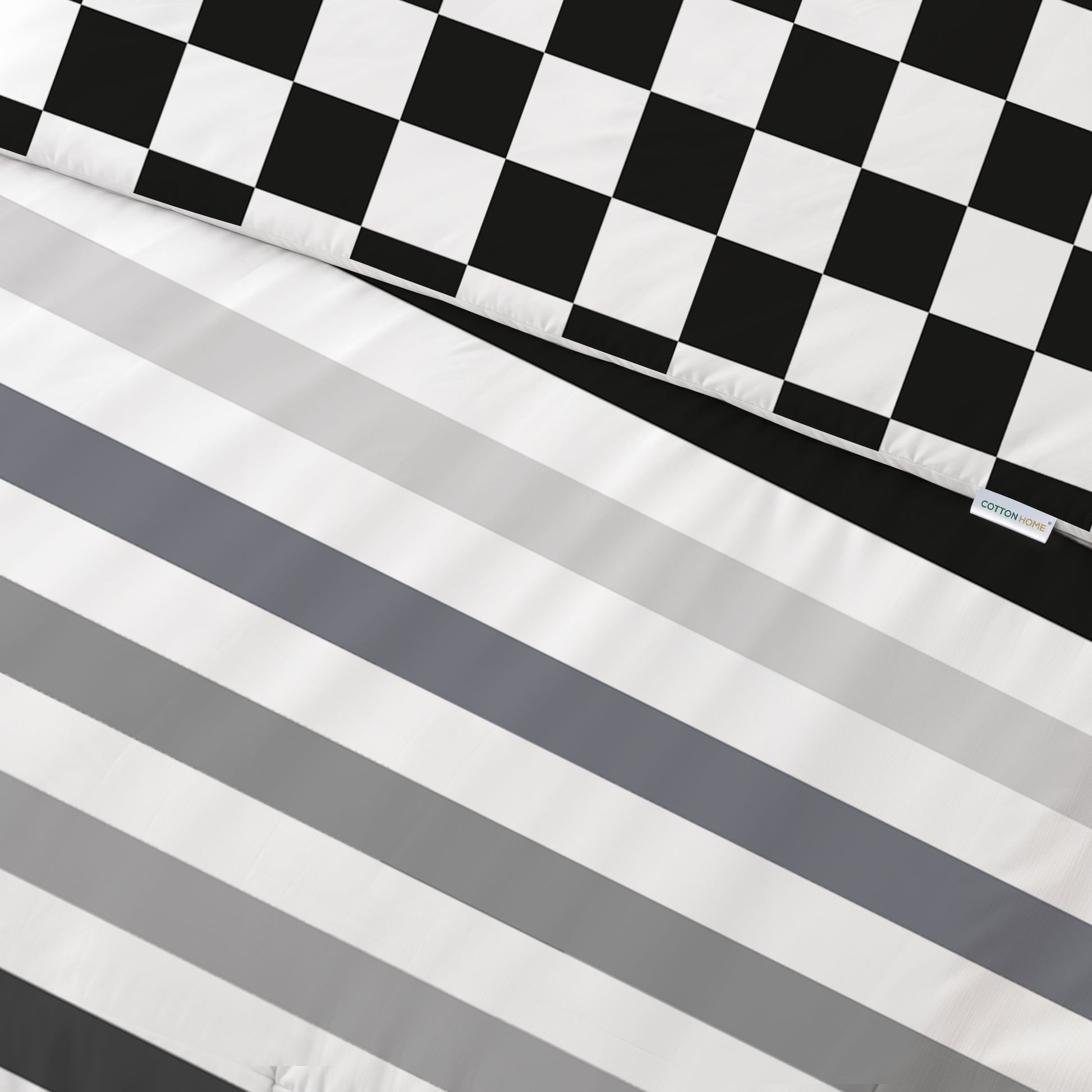 4PC Kids Duvet Cover Set – 160x220 Slate Sketch Design 100% Premium Cotton