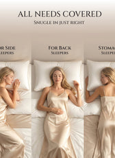 Elysian Adjustable Memory Foam Pillow – Dual Height 45x70cm