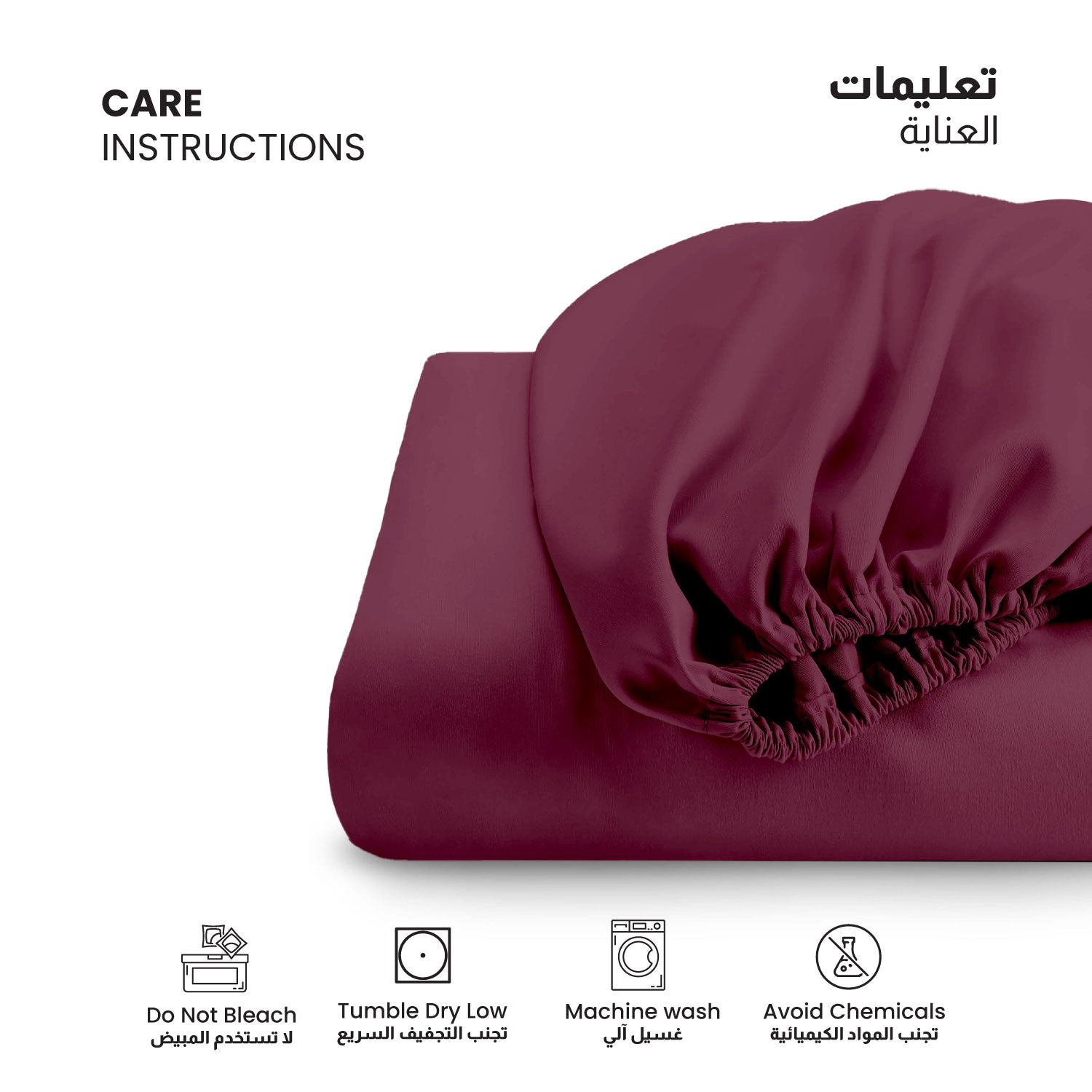 3 Piece Fitted Sheet Set Supersoft Microfiber Burgundy Single Size 90x200+20cm with 2 Pillow Case