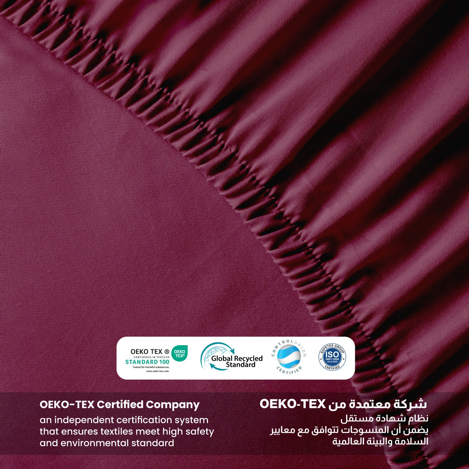 3 Piece Fitted Sheet Set Supersoft Microfiber Burgundy Single Size 90x200+20cm with 2 Pillow Case
