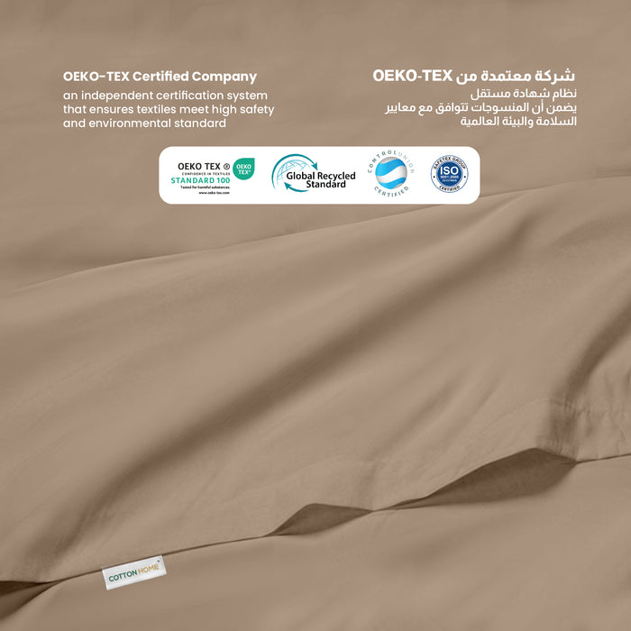 Flat Sheet Supersoft Microfiber King 220x240cm-Golden