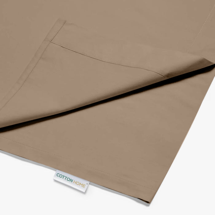 Flat Sheet Supersoft Microfiber King 220x240cm-Golden