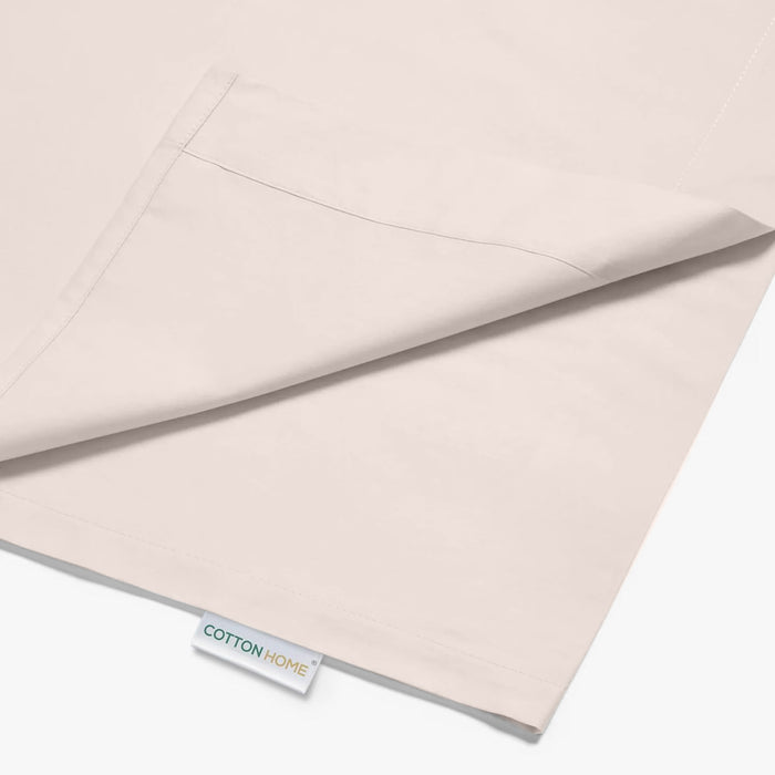 Flat Sheet Supersoft Microfiber Super King 240x260cm-Ivory