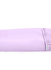 Super Soft King Size Fitted sheet 200x200+30cm Lilac with Deep Pockets - Cotton Home