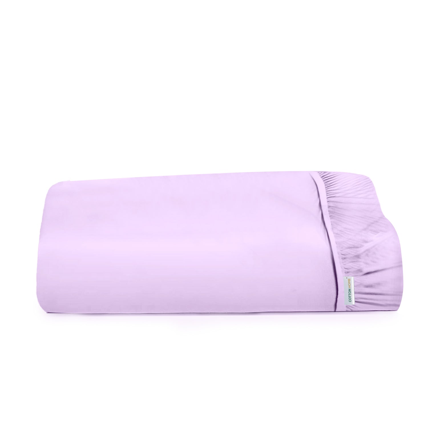 Super Soft King Size Fitted sheet 200x200+30cm Lilac with Deep Pockets - Cotton Home