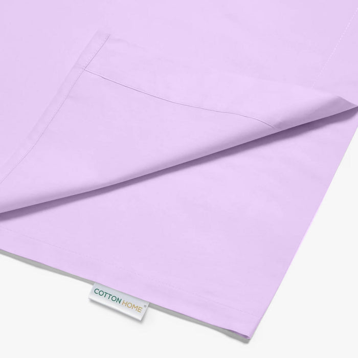 Flat Sheet Soft Single 160x220cm-Light Purple