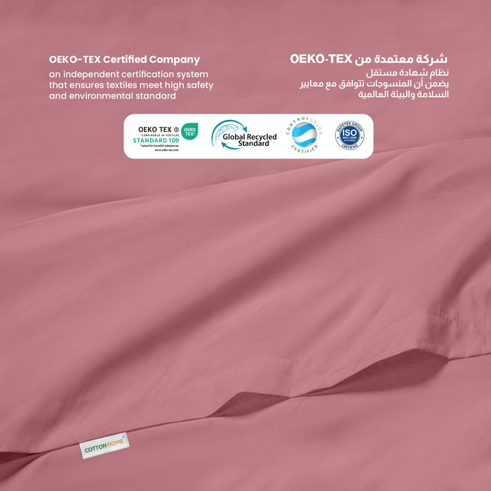 Flat Sheet Super Soft Queen 200x220cm-Mauve