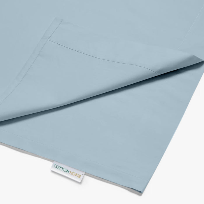 Flat Sheet Super Soft Queen 200x220cm-Metalic Blue