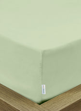 Super Soft Single Fitted sheet 90x200+20 CM Mint Green with Deep Pockets - Cotton Home