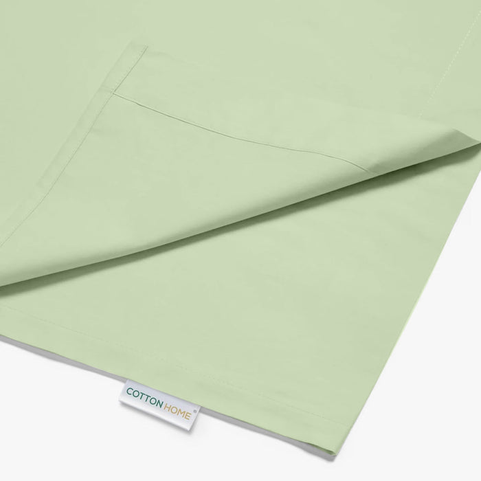 Flat Sheet Supersoft Microfiber Super King Flat Sheet 240x260cm-Mint Green