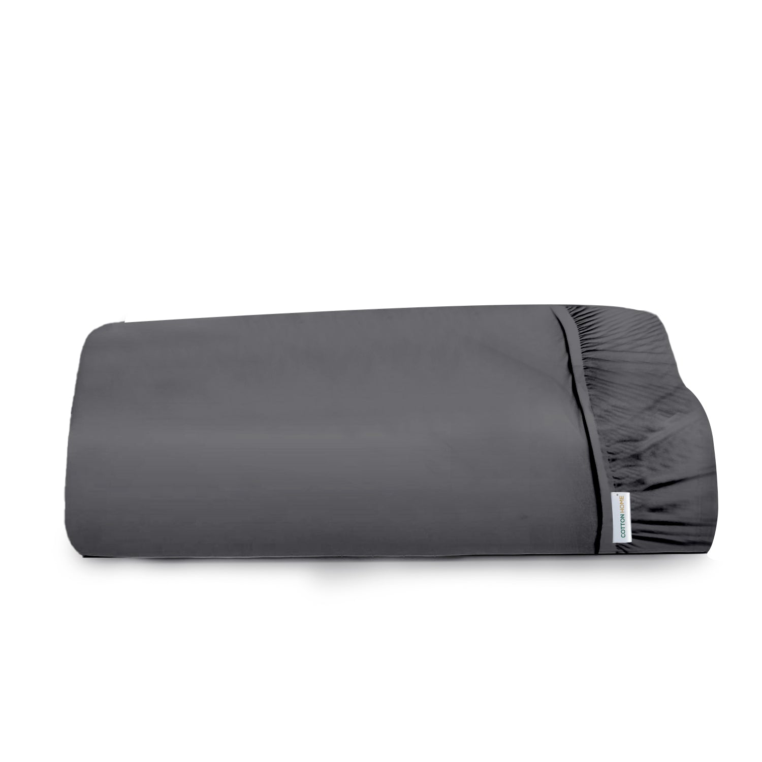 Supersoft Microfiber Double Size Fitted sheet 120x200+25 cm Silver with Deep Pockets