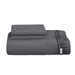 3 Piece Fitted Sheet Set Super Soft Silver Single Size 120x200+25cm with 2 Pillow Case - Cotton Home