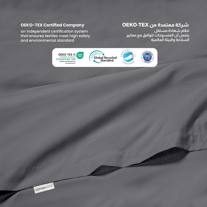 Flat Sheet Supersoft Microfiber Queen 200x220cm-Silver