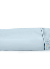 Super Soft Queen Size Fitted sheet 180x200+30 CM Sky blue with Deep Pockets - Cotton Home