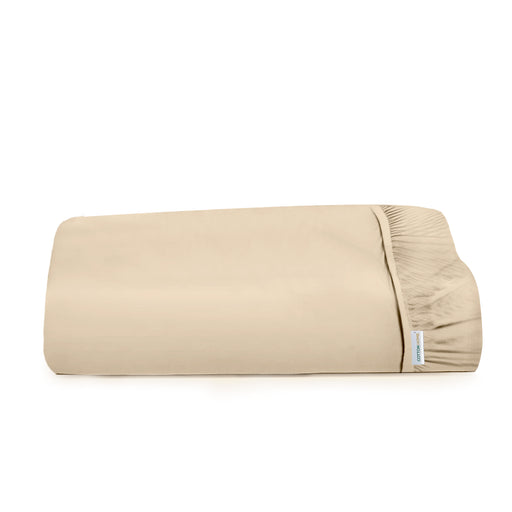 Super Soft Double Size Fitted sheet 120x200+25 cm Stone with Deep Pockets - Cotton Home
