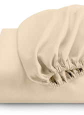 Super Soft Fitted Sheet 90x200+20 CM Stone with Deep Pockets - Cotton Home