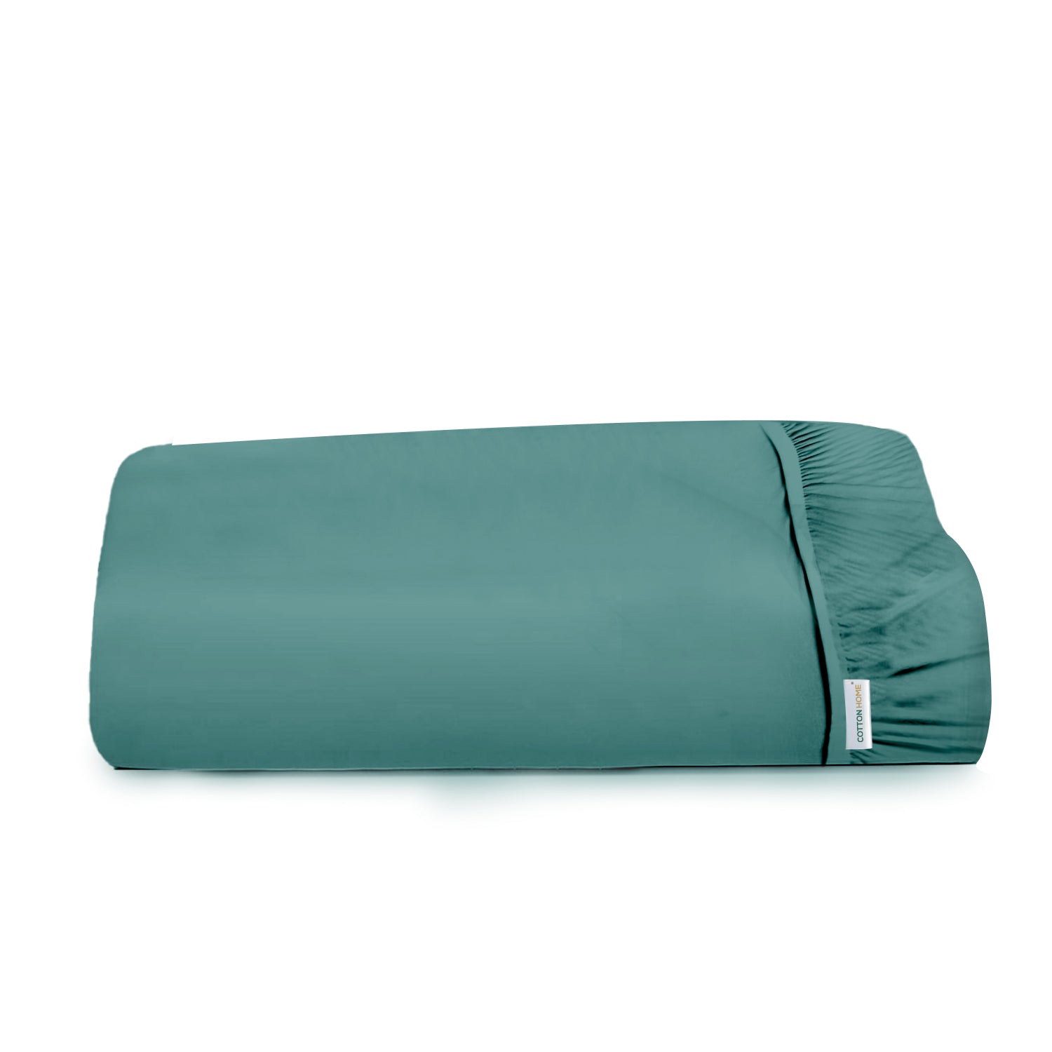 Super Soft  Queen Size Fitted sheet 180x200+30 CM Teal with Deep Pockets - Cotton Home