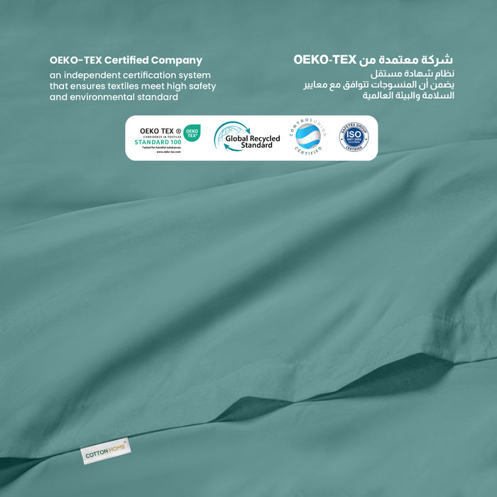 Flat Sheet Supersoft Microfiber King 220x240cm-Teal