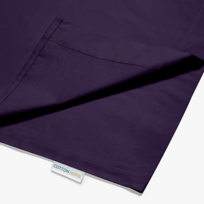 Flat Sheet Supersoft Microfiber Super King 240x260cm-Violet