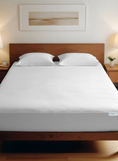 3 Piece Fitted Sheet Set Super Soft White Single Size 90x200+20cm with 2 Pillow Case - Cotton Home